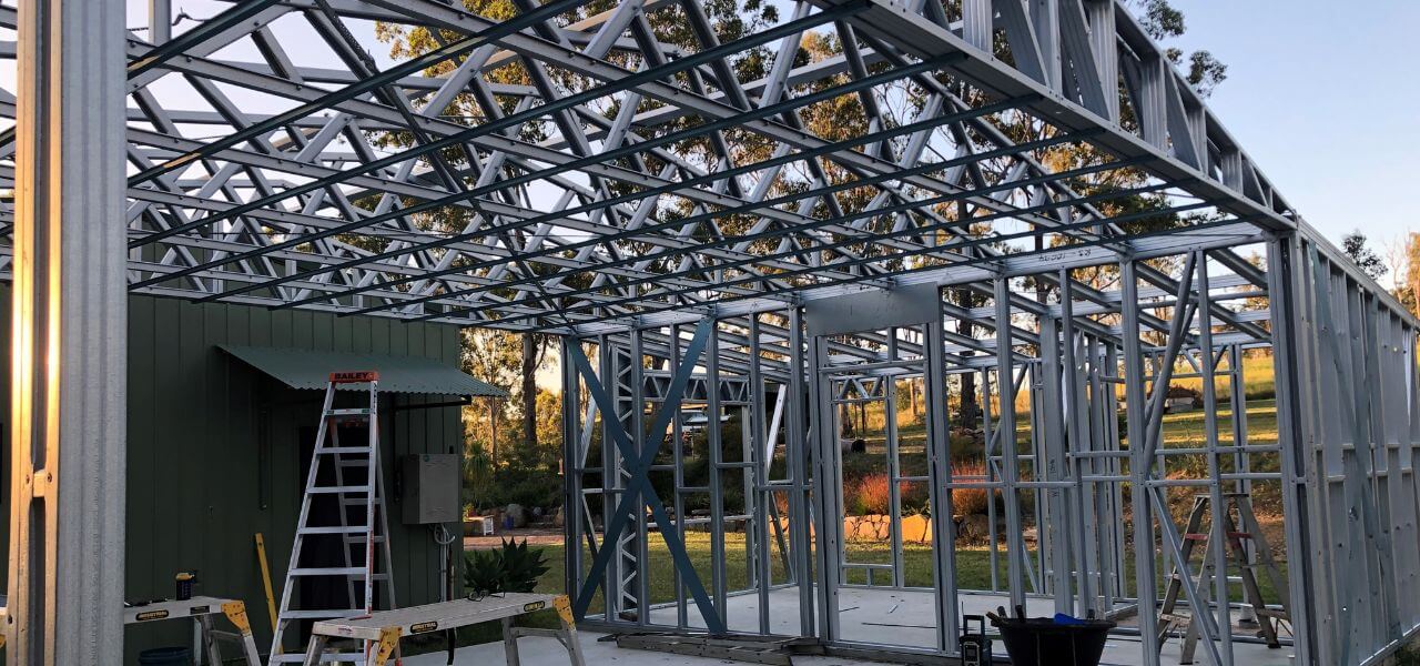 steel wall frames, metal studs used in steel frames Queensland